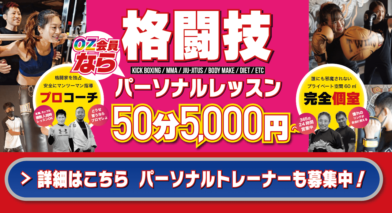 格闘技パーソナルレッスン